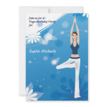 Tree Pose Yoga Party Invitation