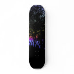 Tree Psychodelic Rainbow Sky Skate Board