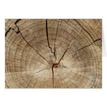 Tree Rings Background Greeting Card