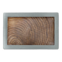 Tree rings belt buckle
