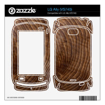 Tree rings LG Ally (VS740) Skin Skin For The LG Ally