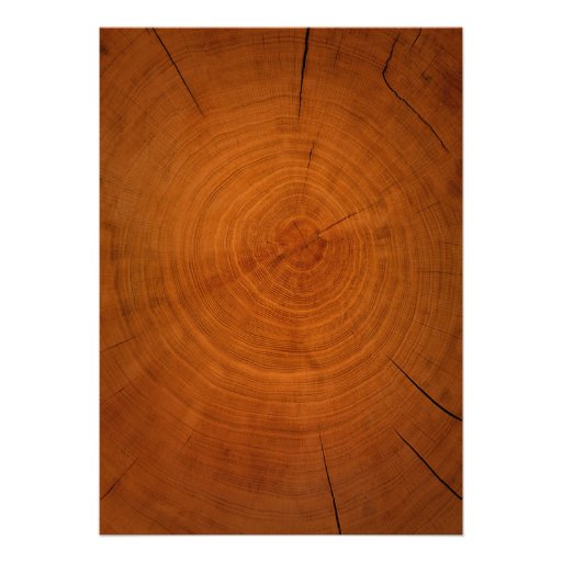Tree Rings Wedding Invitations