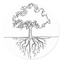Tree Roots stickers