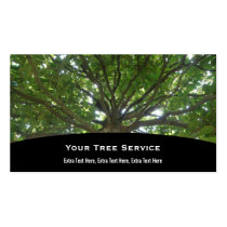 Tree Service Business Card business cards