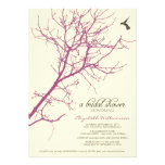 Tree Silhouette Bridal Shower Invitation (plum)