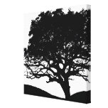 Tree Silhouette Canvas Prints