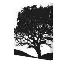 Tree Silhouette Canvas Prints