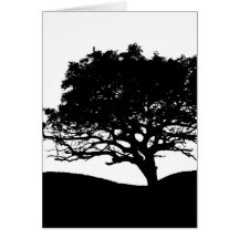 Tree Silhouette Cards
