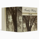 Tree Silhouette Family History Album Vinyl Binders