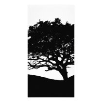 Tree Silhouette Custom Photo Card