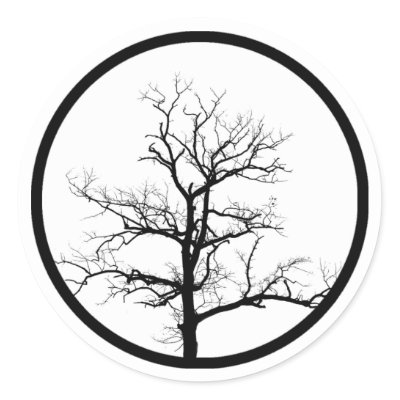 tree silhouette pictures. Tree Silhouette Sticker by