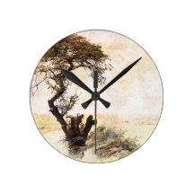 Tree Silhouette Wallclocks