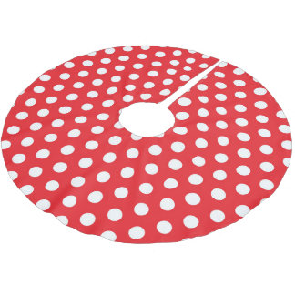 polka dots christmas tree skirts zazzle polka dots christmas tree skirts zazzle