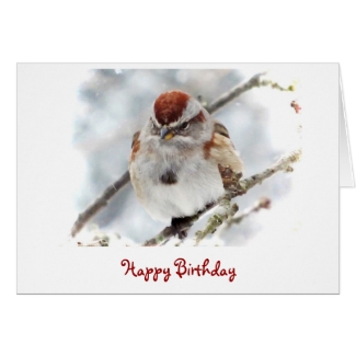 Tree Sparrow Birthday