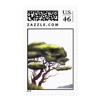 tree stamp stamp