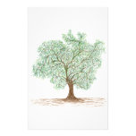 tree stationery design