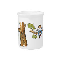 Tree surgeon drink pitchers