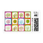 Tree tiles 3x4 postage