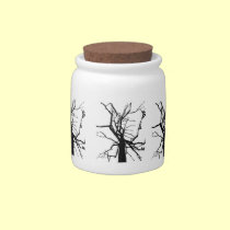 Tree Top Abstract Candy Jar candy jars