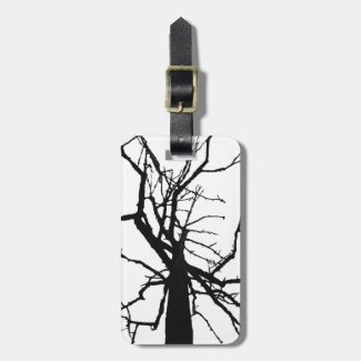 Tree Top Abstract Luggage Tag