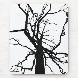 Tree Top Abstract Mousepad