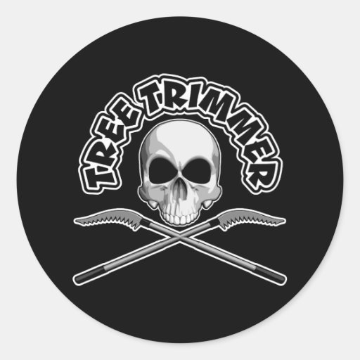 Tree Trimmer Classic Round Sticker Zazzle