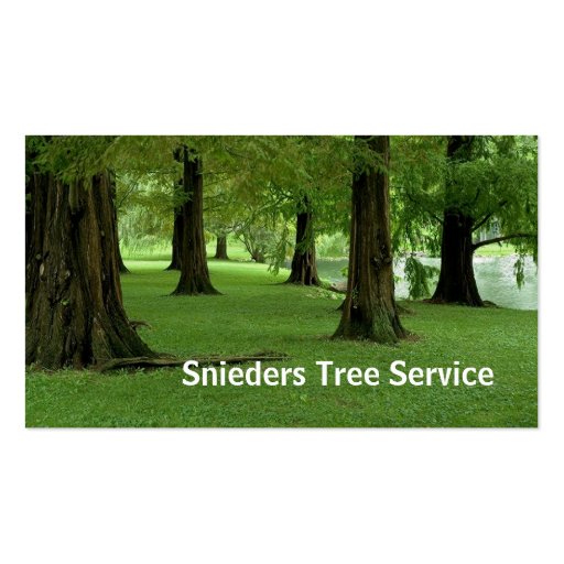 Tree Trimmer Service Business Card Templates (front side)