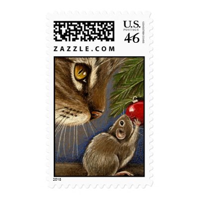 Tree Trimming Friends Stamps by gabycat