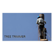 Tree Trimming/Landscaping Business Card Template