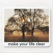 Tree vision logo, make your life clear mousepads by bbd1996 Tree vision logo, make your life clear mousepads