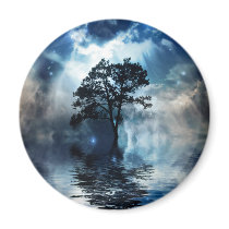 Tree & Water Fridge Magnets