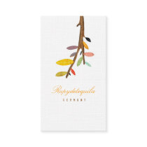 Tree White Business Card