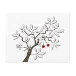 Tree with Cherries Post Card