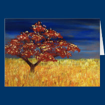 Tree with Flowers cards