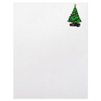 Tree with packages letterhead template