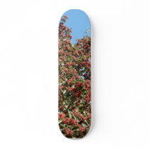 Tree With Red Berries skateboards by lifesphere Tree With Red Berries skateboards