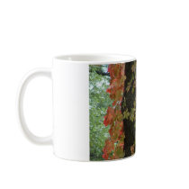 Tree with red leaves (large picture) mugs