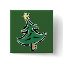 Tree with star on top buttons