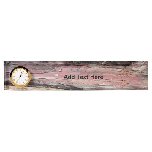 Tree Wood Bark Name Plates Zazzle