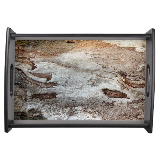 Tree Wood Bark Serving Tray Zazzle