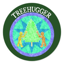 Treehugger Stickers