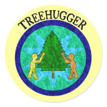 Treehugger Stickers