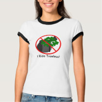 Treeless+Saddle, I Ride Treeless! t-shirts