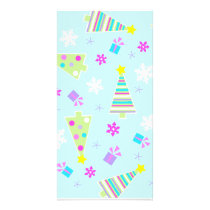 trees allover personalized photo card