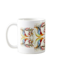 Trees and Birds fantasy Coffee Mugs