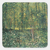 Trees and Undergrowth, 1887 Sticker