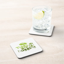 Trees are for hugging Faded.png Drink Coaster