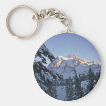 Trees At The Peak Keychain