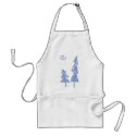 trees blue aprons by VioDeSign trees blue aprons
