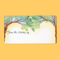 Trees Book plate labels